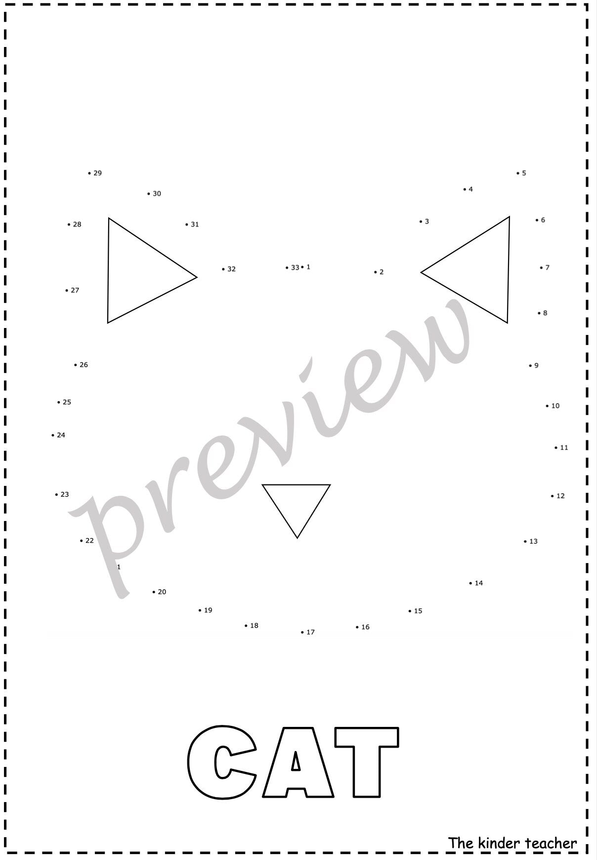 Dot to dot booklet