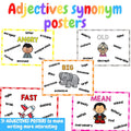 Adjectives Synonym Posters