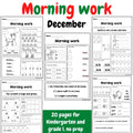 December Morning Work for Reception and Year 1