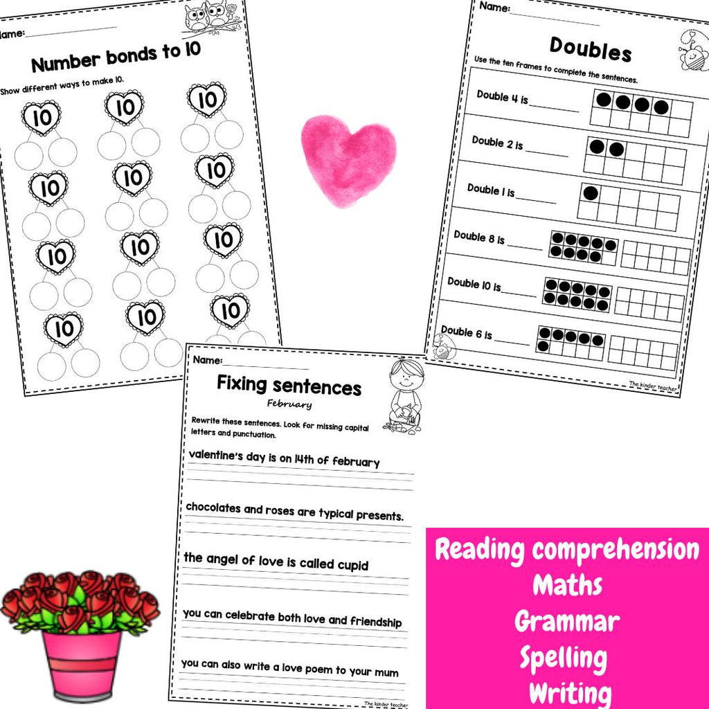 February Activity Booklet - Reception and Year 1