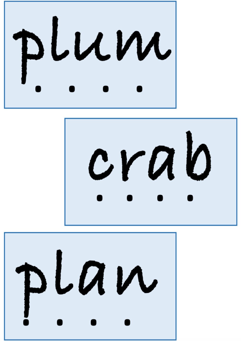 CCVC words flashcards