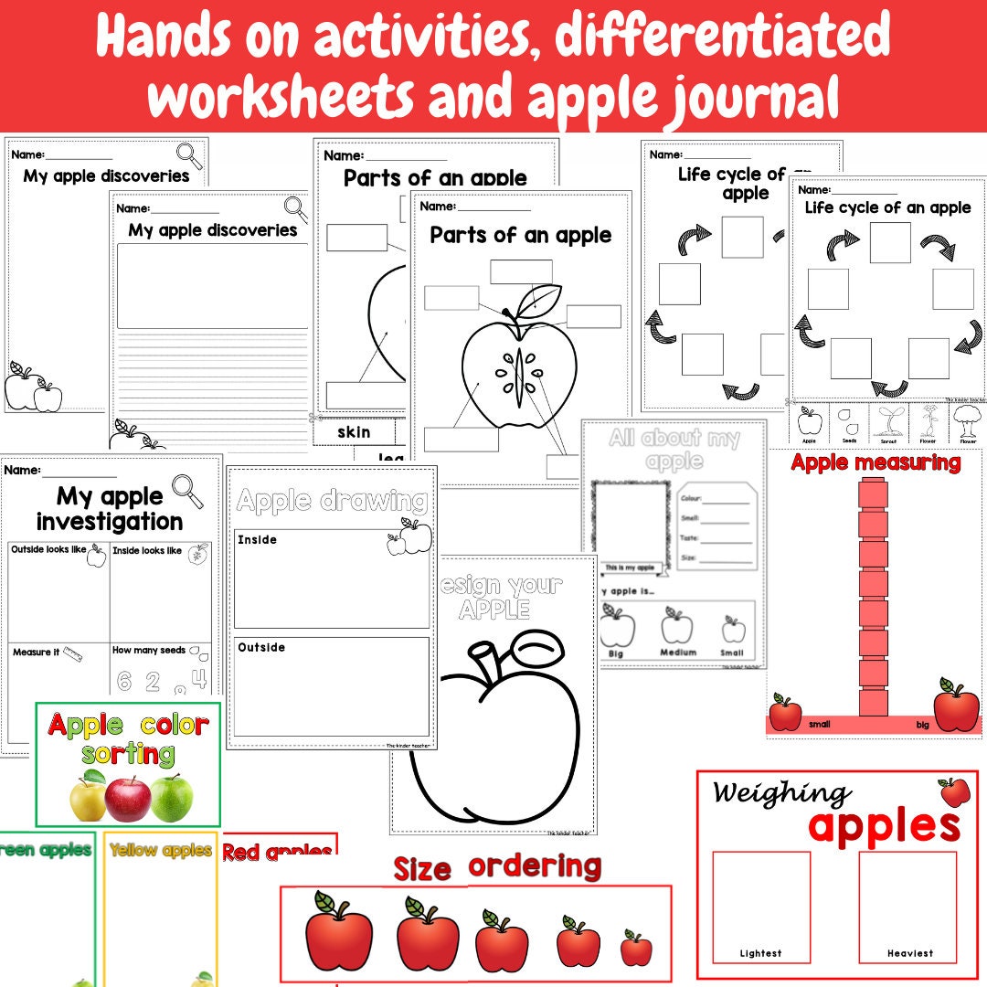 All about apples - Investigation science center for Preschool