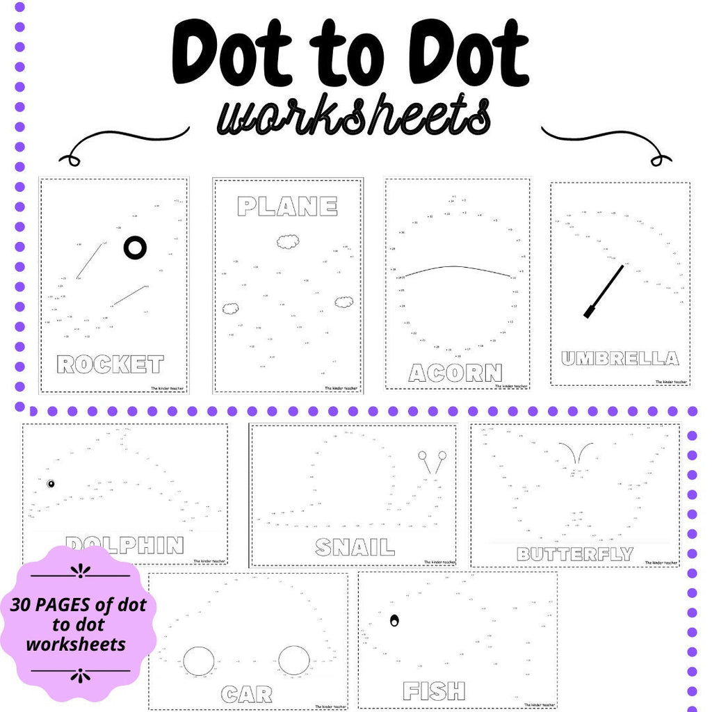 Dot to dot booklet
