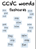 CCVC words flashcards