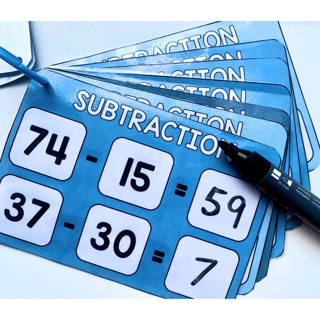 Subtraction keyring - Up to 100