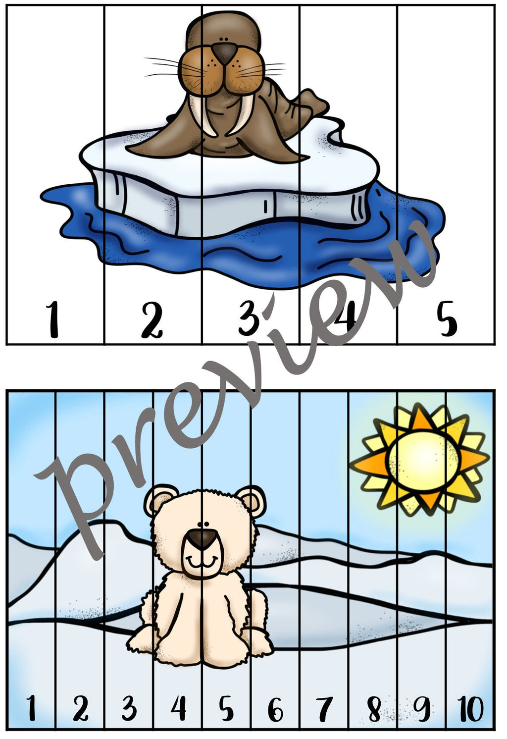 Polar Animals activity booklet