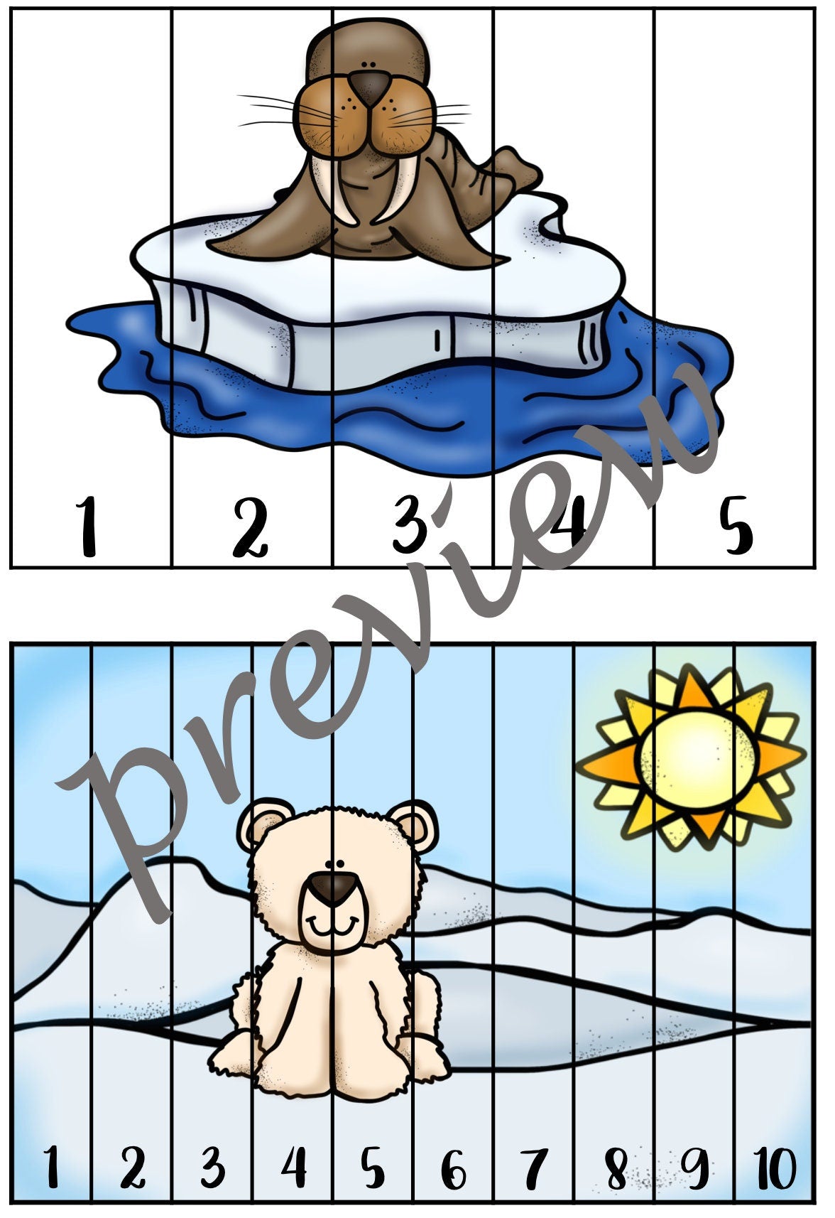 Polar Animals activity booklet