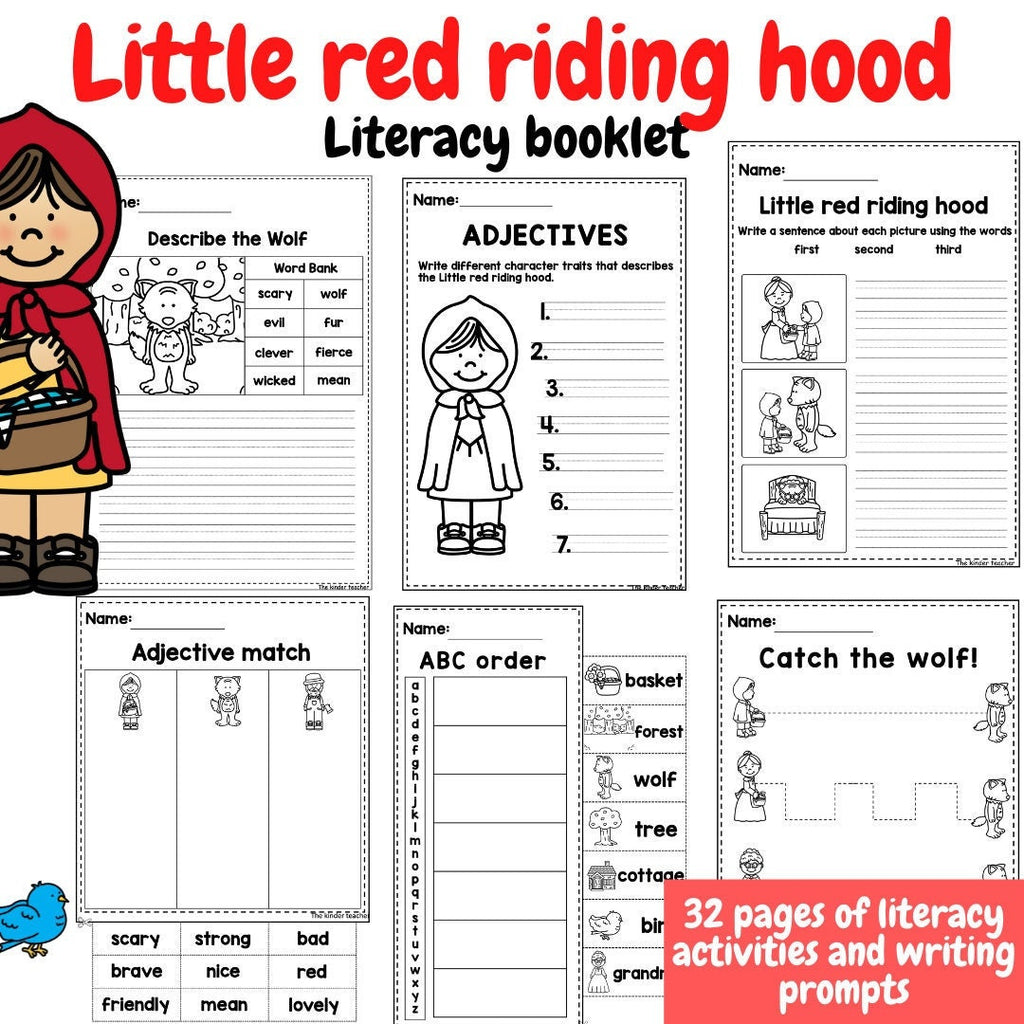 Little red riding hood - Literacy activity booklet