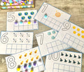 Ten frame cards - Space