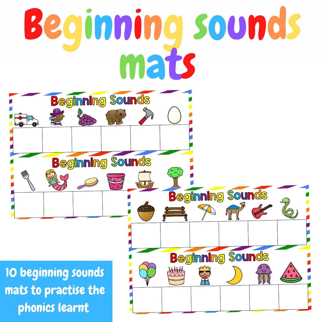 Beginning sounds mats