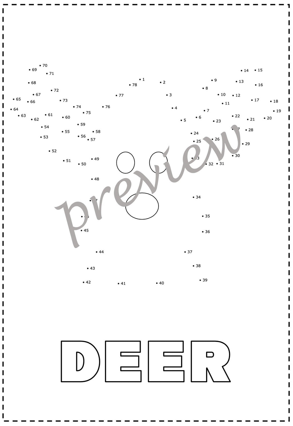 Christmas dot to dot Booklet