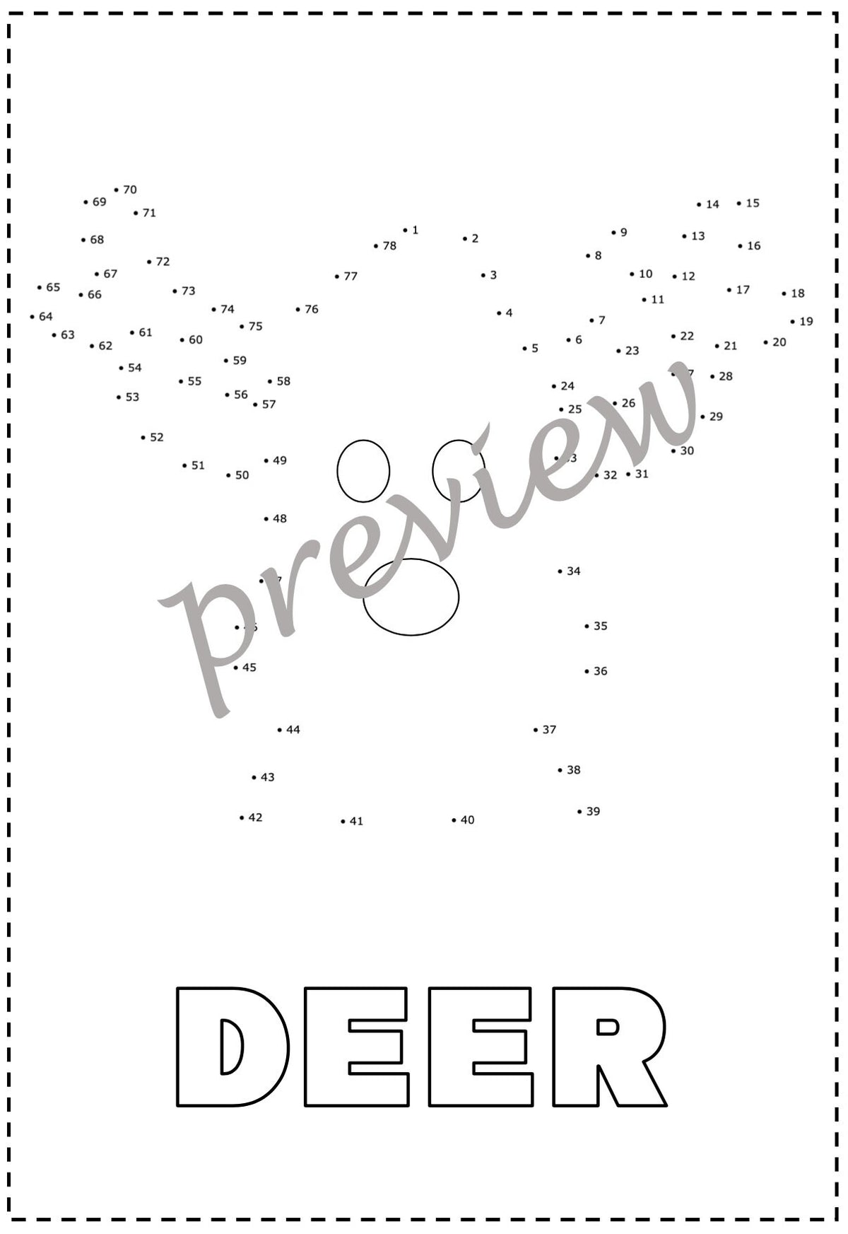 Christmas dot to dot Booklet