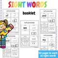 High frequency words booklet - 50 words