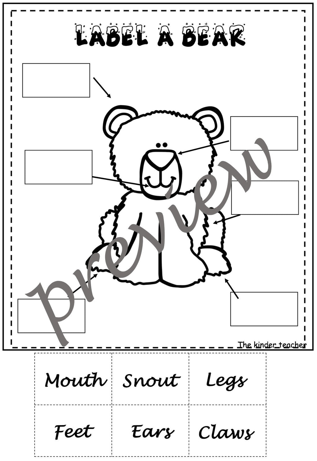Polar Animals activity booklet