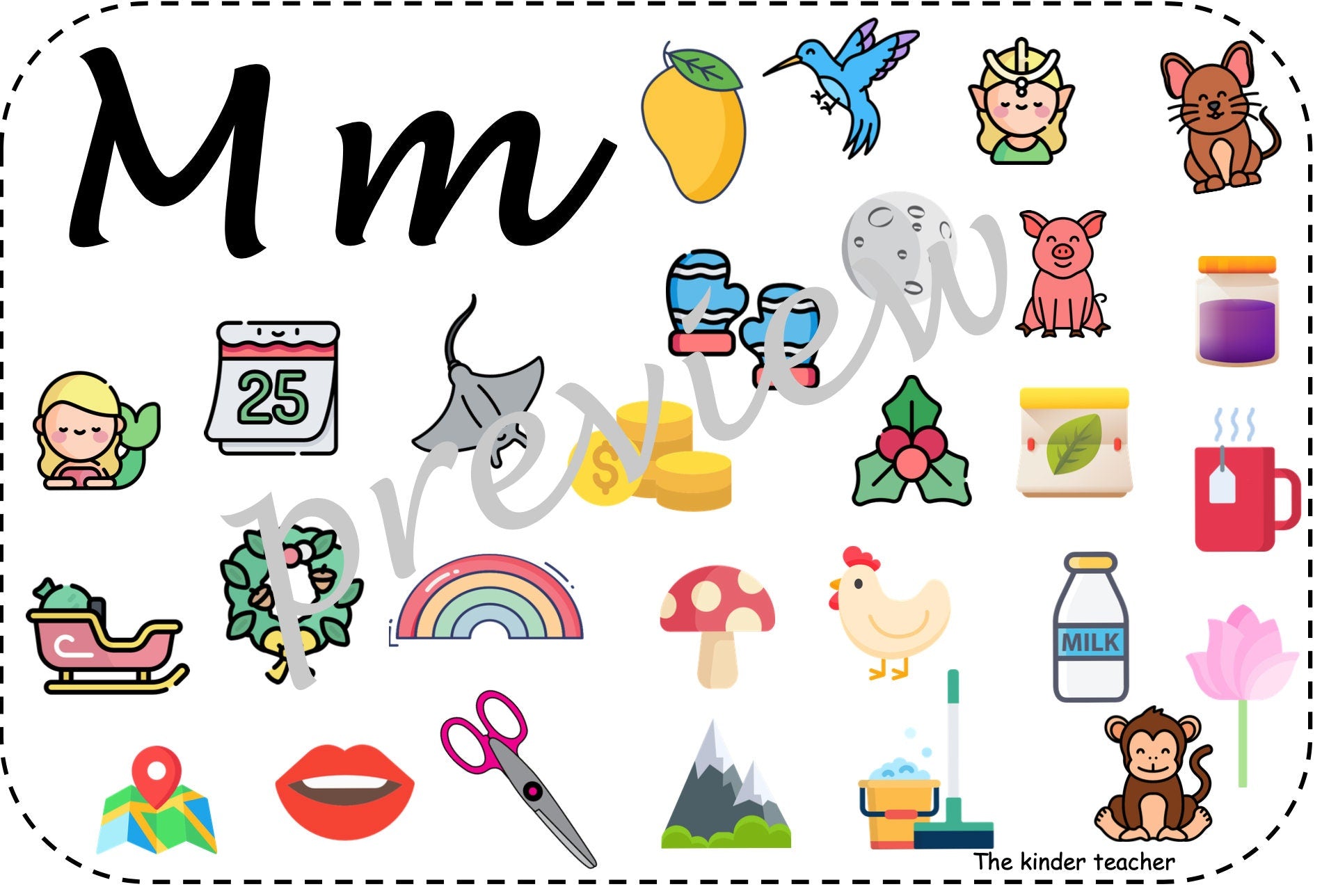 Beginning Sounds Mats - Find and circle