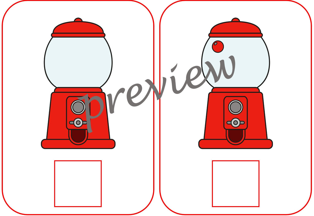 Gumball Machine Counting cards