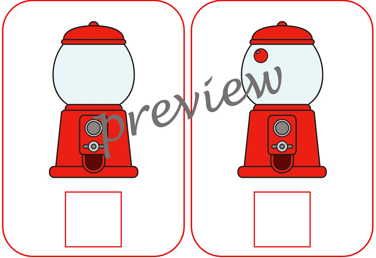 Gumball Machine Counting cards