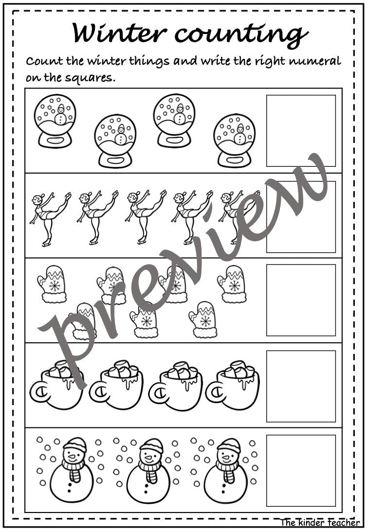 Winter Activity Booklet