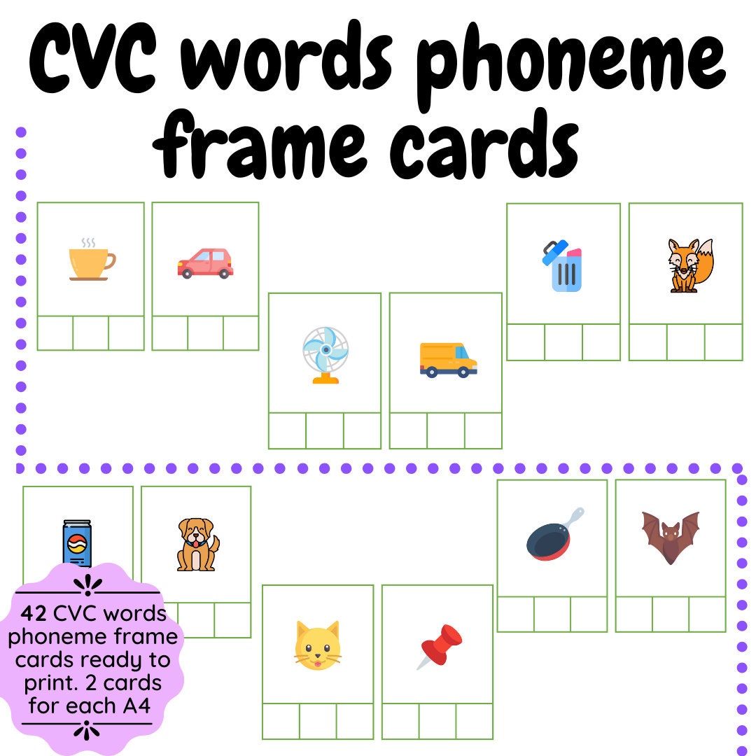 CVC words activity PACK