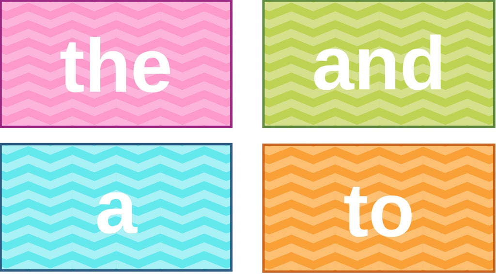First 100 High Frequency words flashcards
