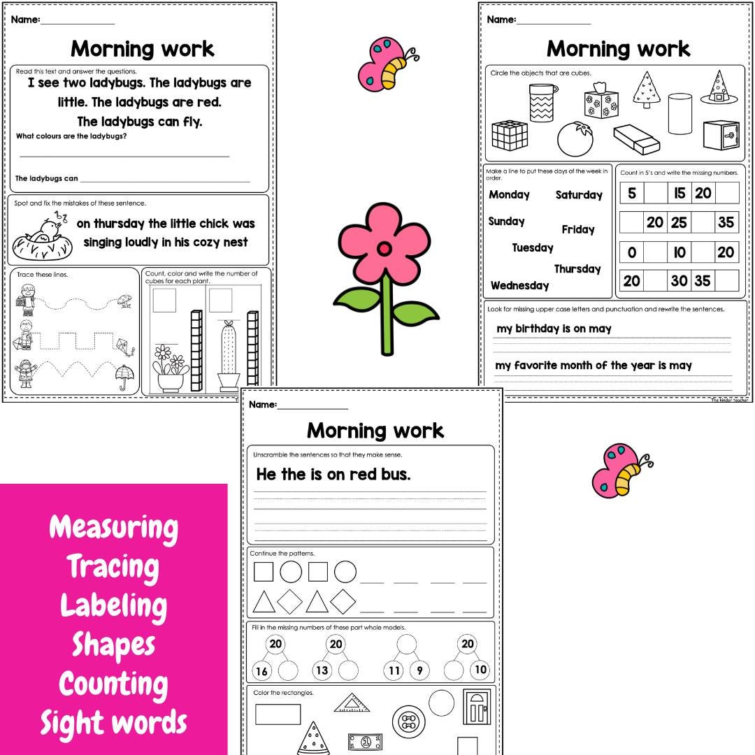 May Morning Work - Reception and Year 1
