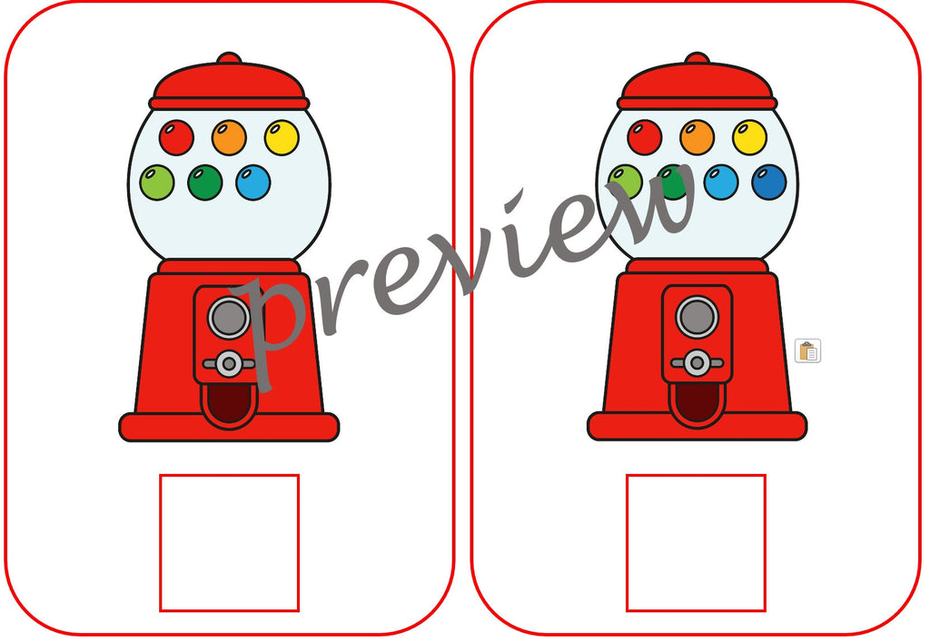 Gumball Machine Counting cards