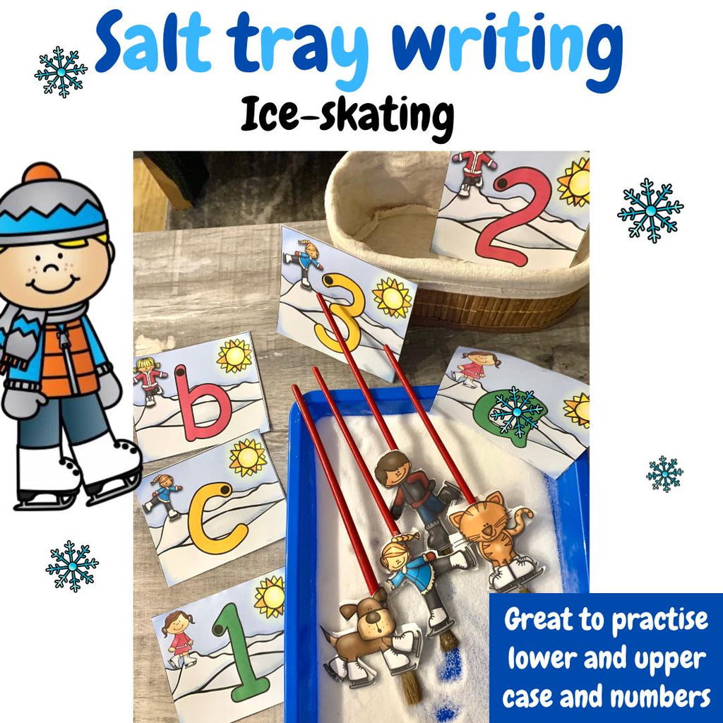 Salt tray writing - Number and letter formation - Early Years