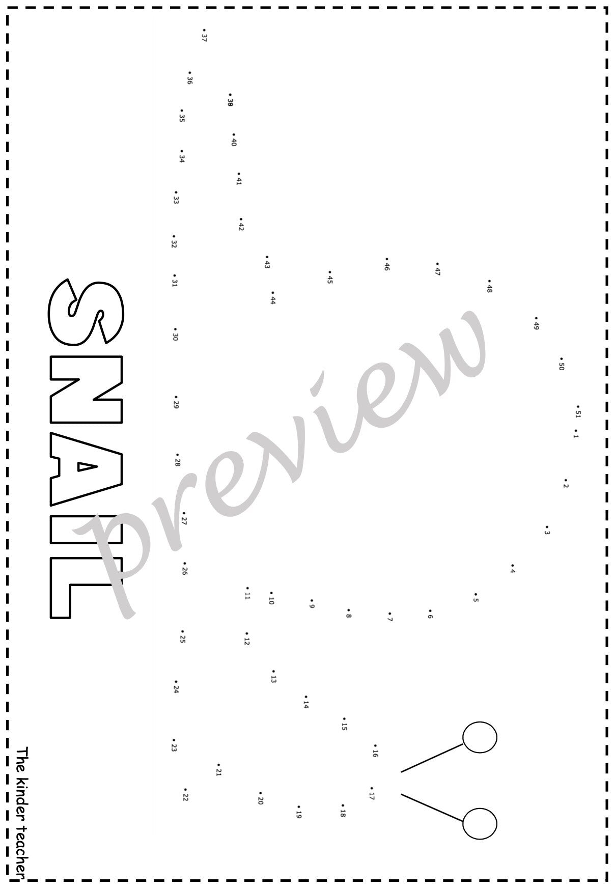 Dot to dot booklet