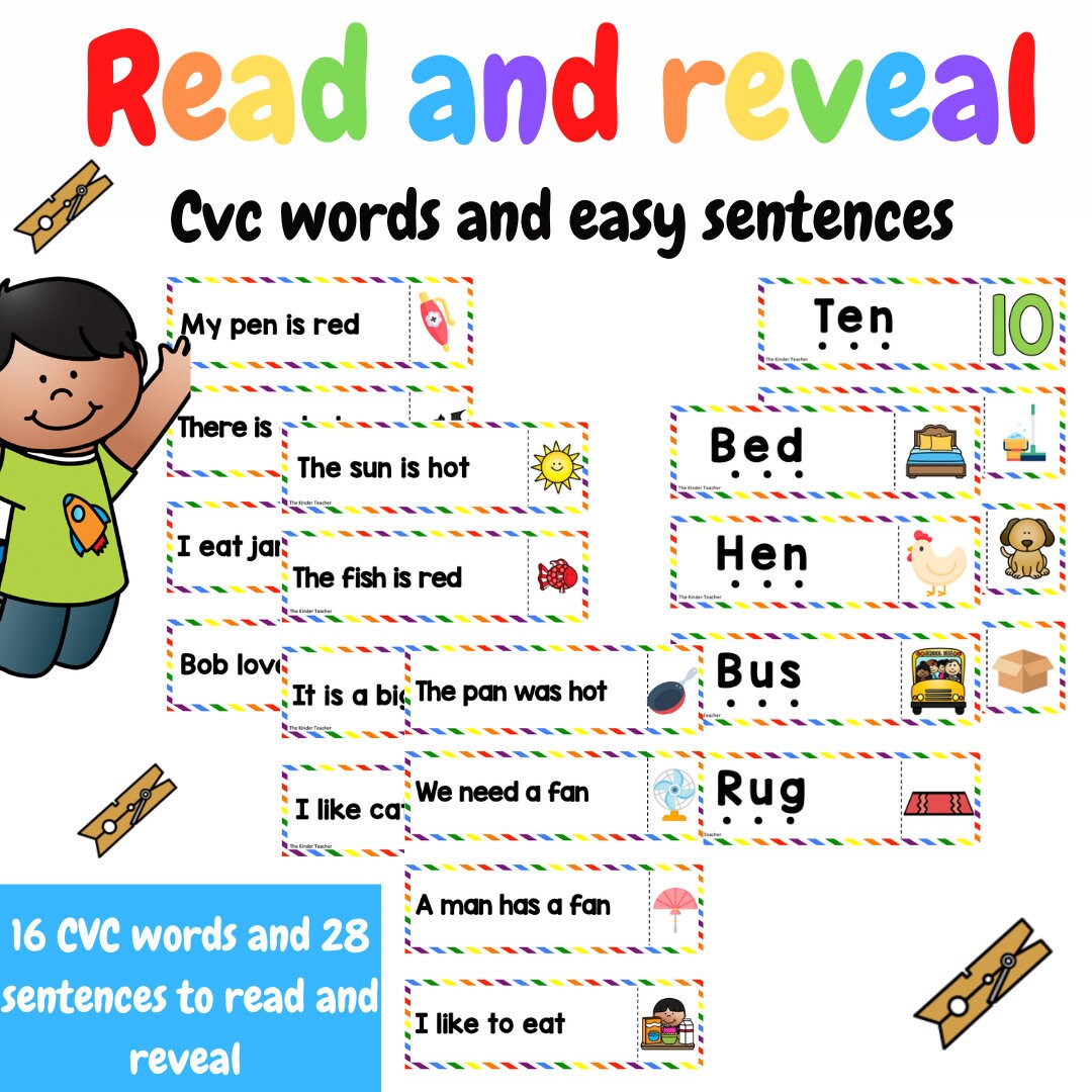CVC words activity PACK