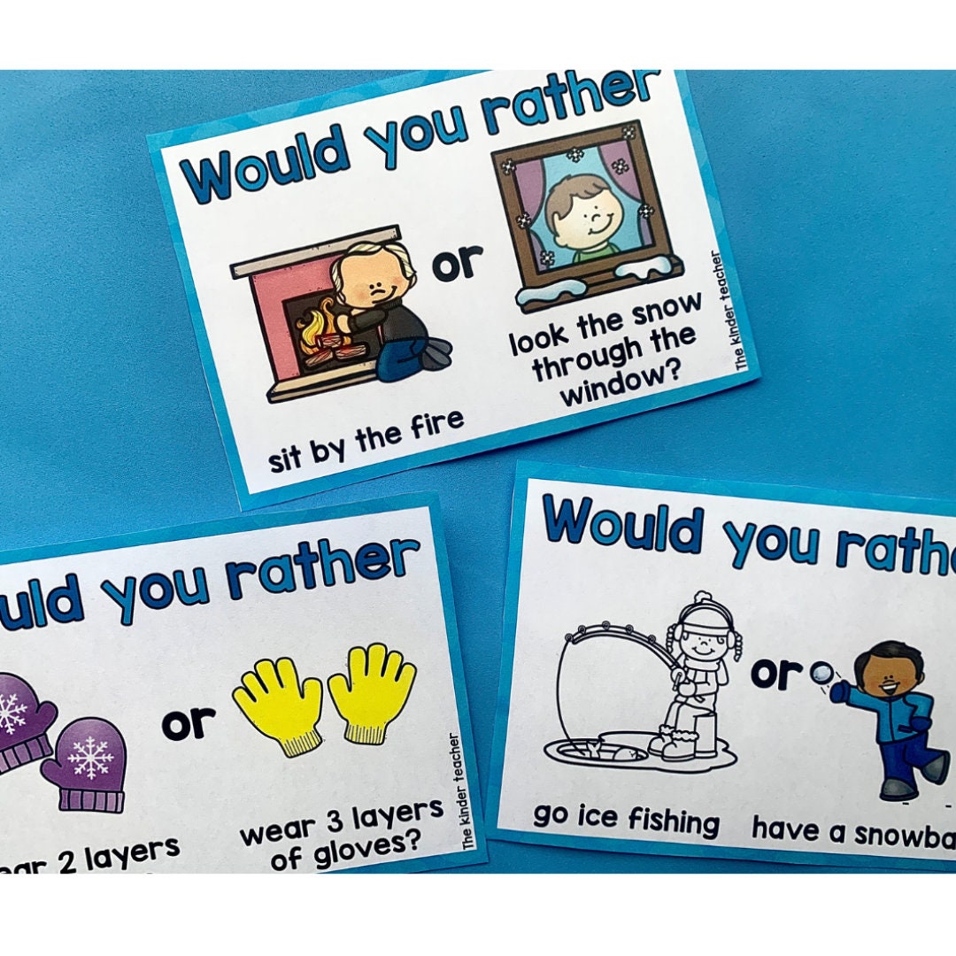 Would you rather question cards - BUNDLE