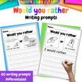 Would you rather - Writing prompts Early Years