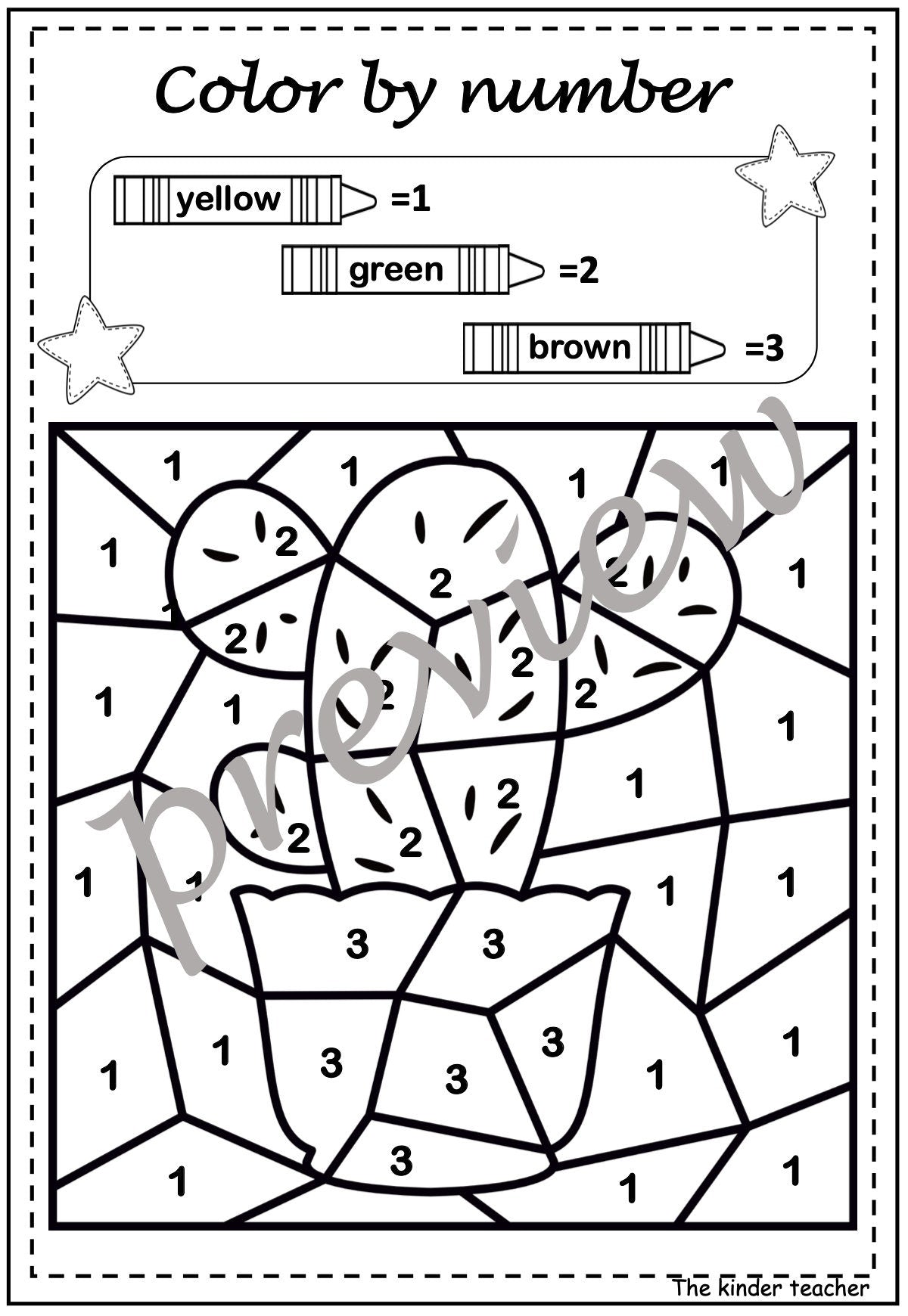 Kindergarten maths booklet