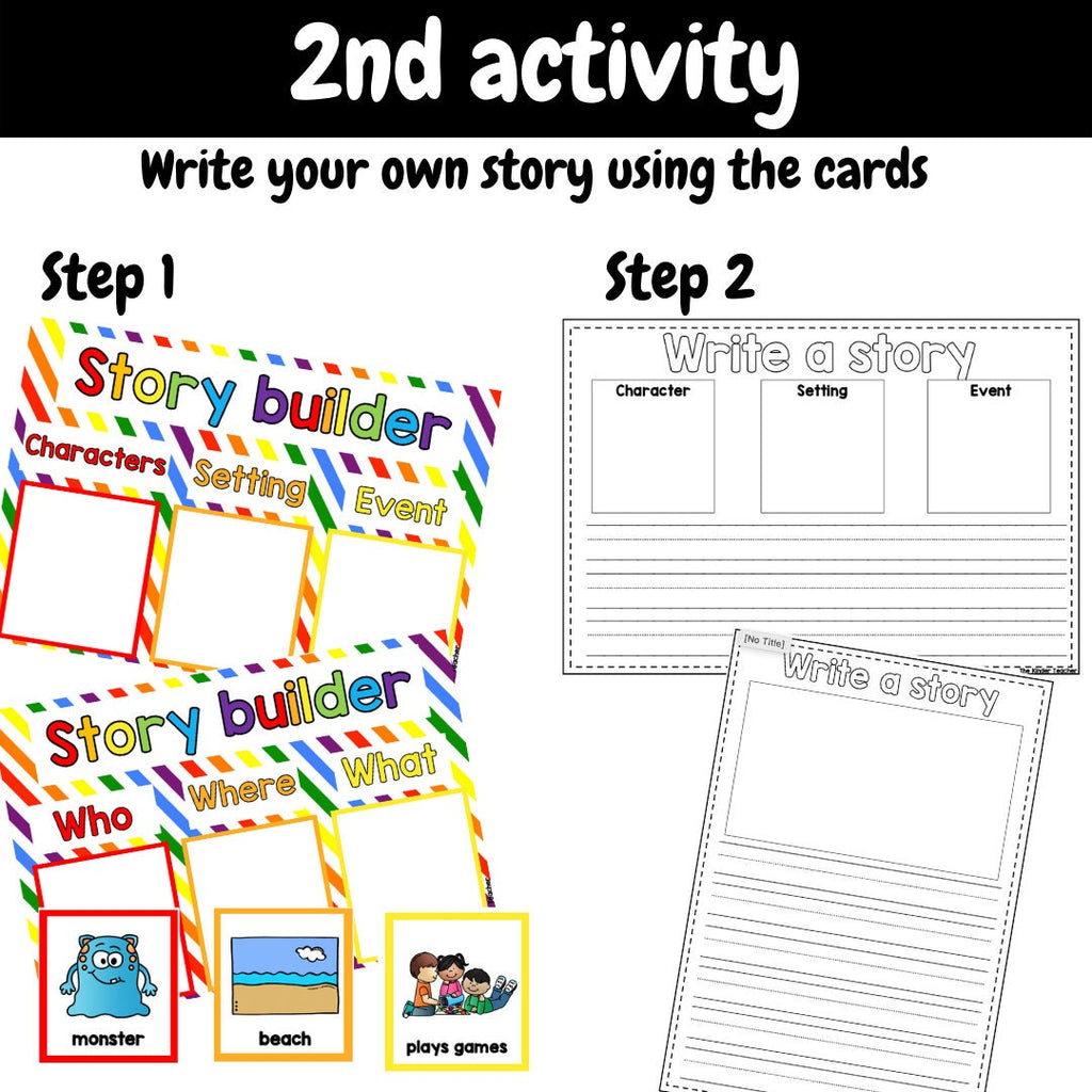 Story builder - Characters, settings and events