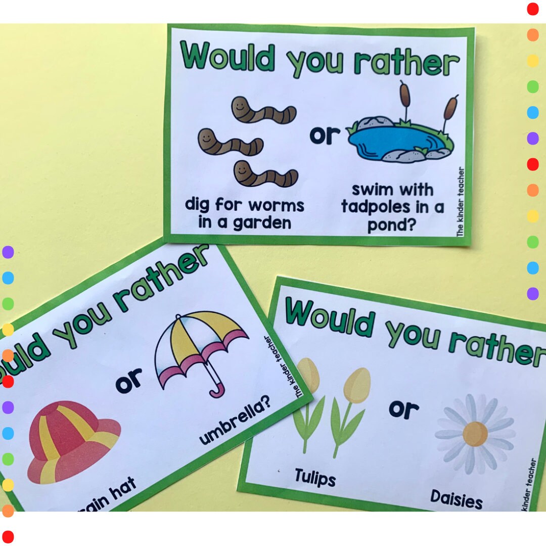 Would you rather question cards - BUNDLE