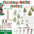 Christmas Maths Centres - Preschool EYFS