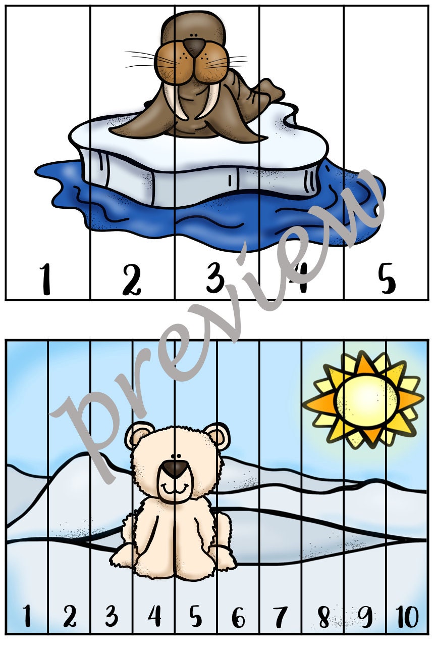 Polar animals - Puzzles