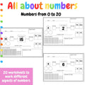 All about numbers - Numbers to 20