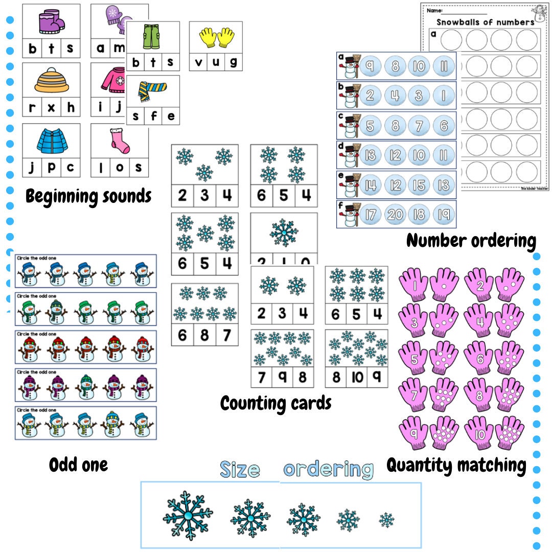 Winter activity centres for early years
