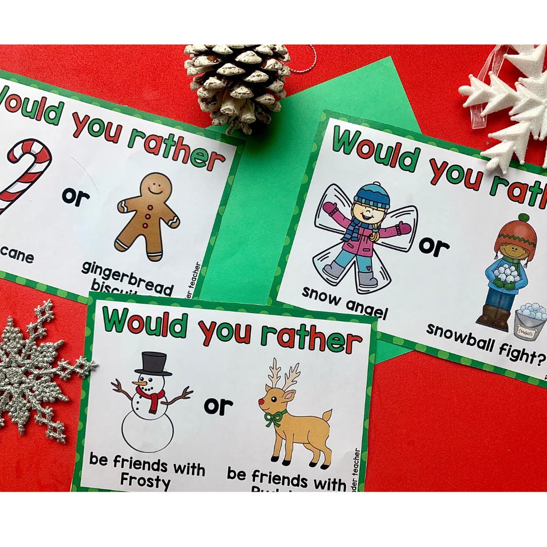 Would you rather conversation cards - BUNDLE