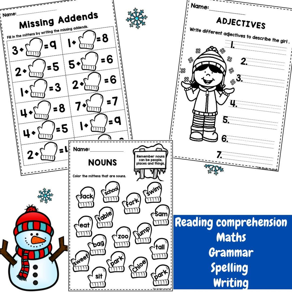 January activity booklet  - Reception, Year 1 and Year 2