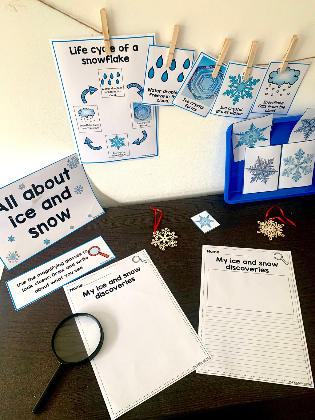 All about ice and snow- Investigation science center for Preschool