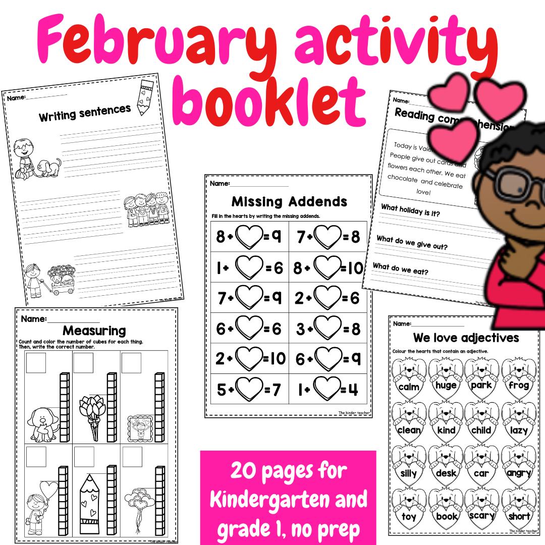 February Activity Booklet - Reception and Year 1