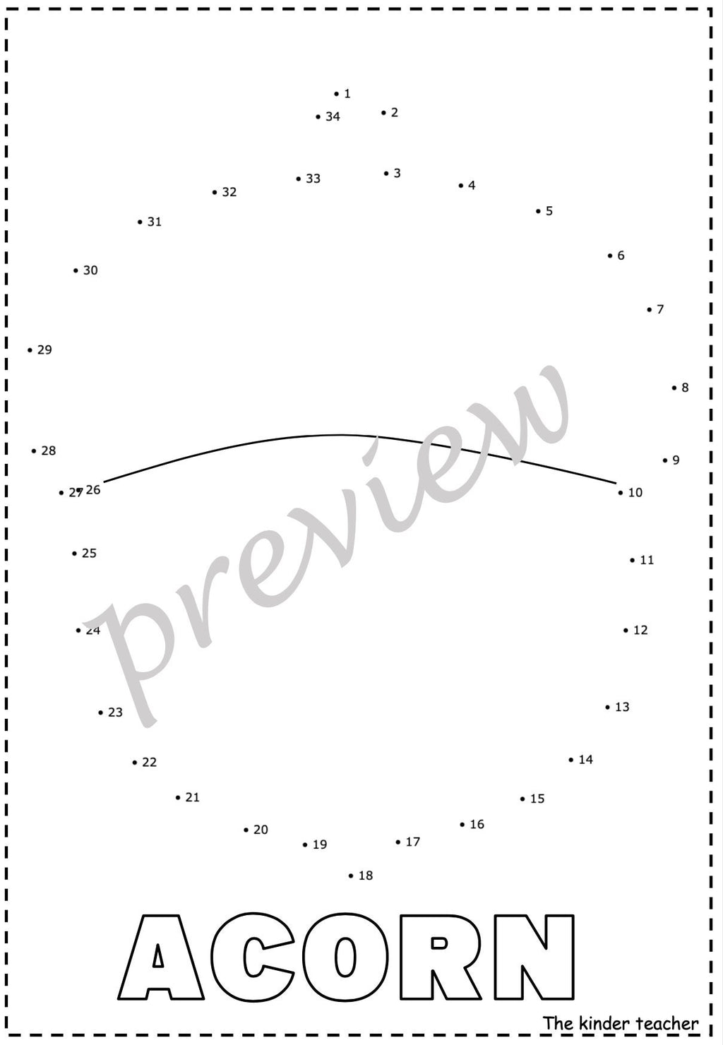 Dot to dot booklet