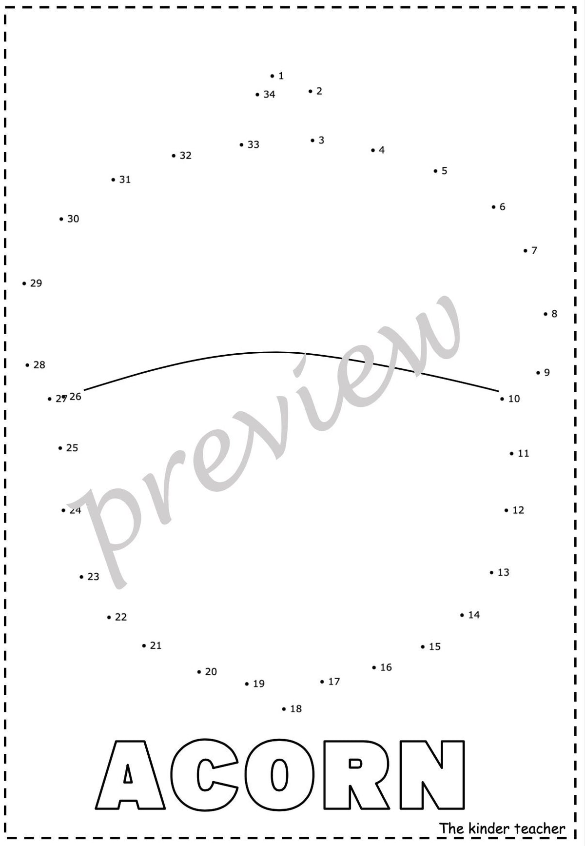 Dot to dot booklet