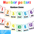 Alphabet Posters & Bunting letters | Rainbow Class Decor