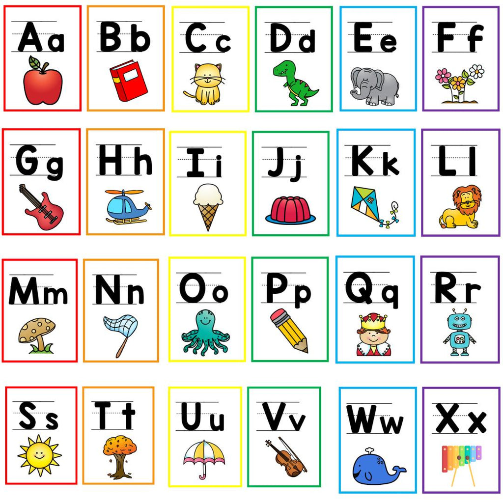 Alphabet Posters & Bunting letters | Rainbow Class Decor